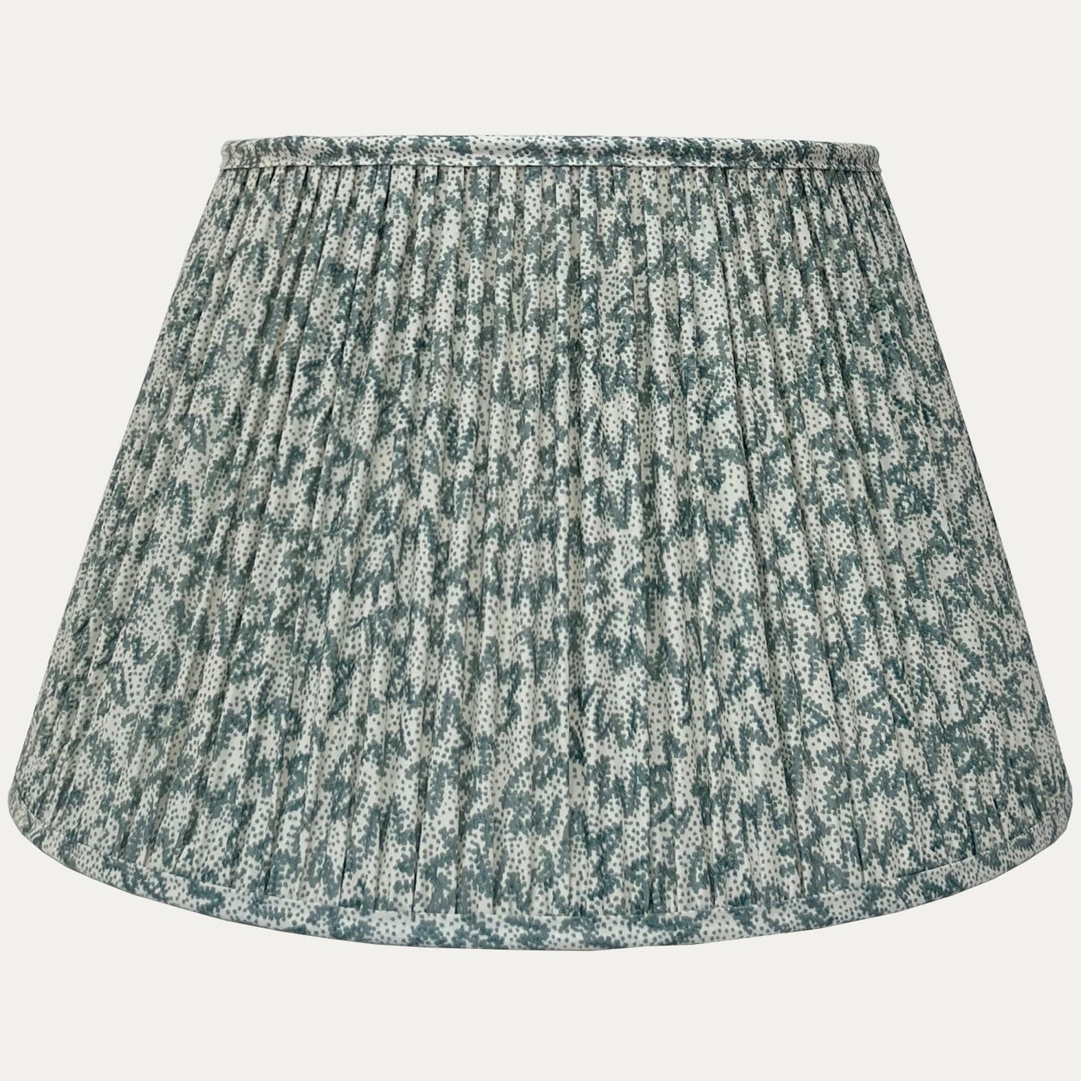 Warner Textile Archive Nathalie Grey Blue Lampshade