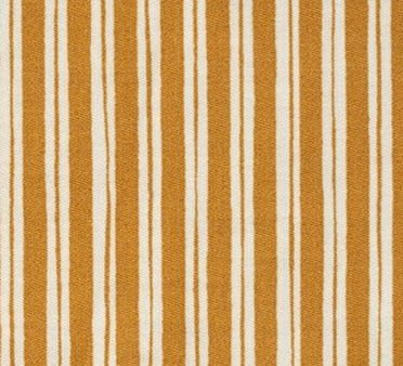 Jimjam Stripe Yellow Ochre On Oyster Lining
