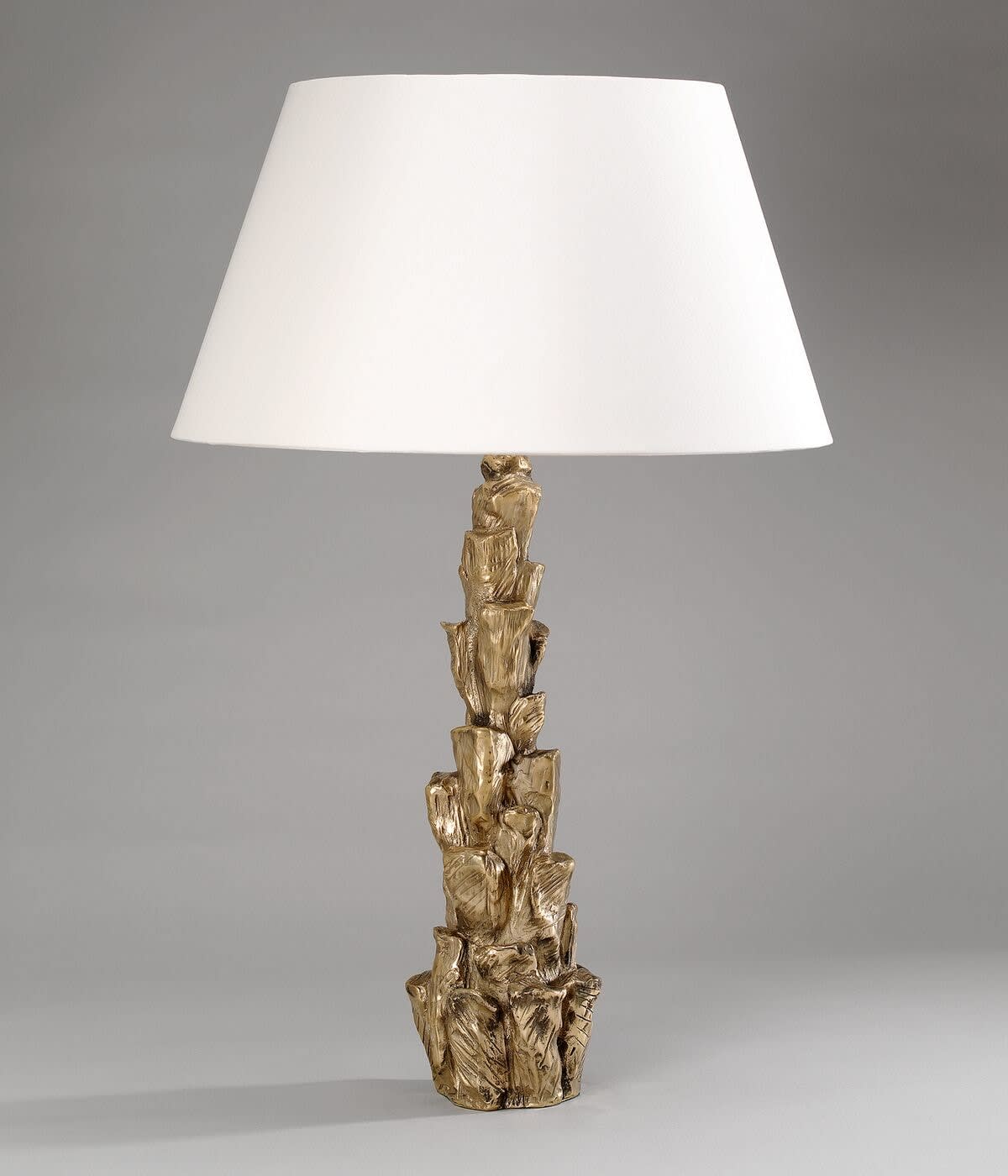Rock Table Lamp Brass