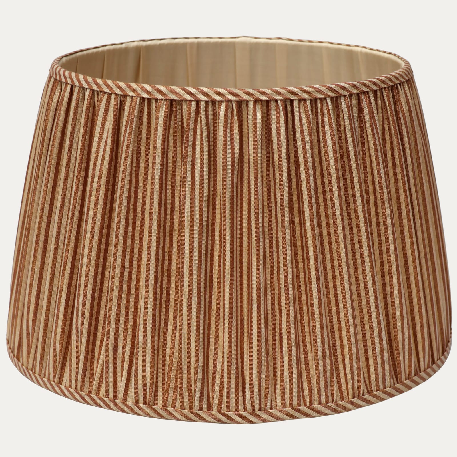Rose Tarlow Gigi Terre Hand Sewn Gathered Drum Lampshade