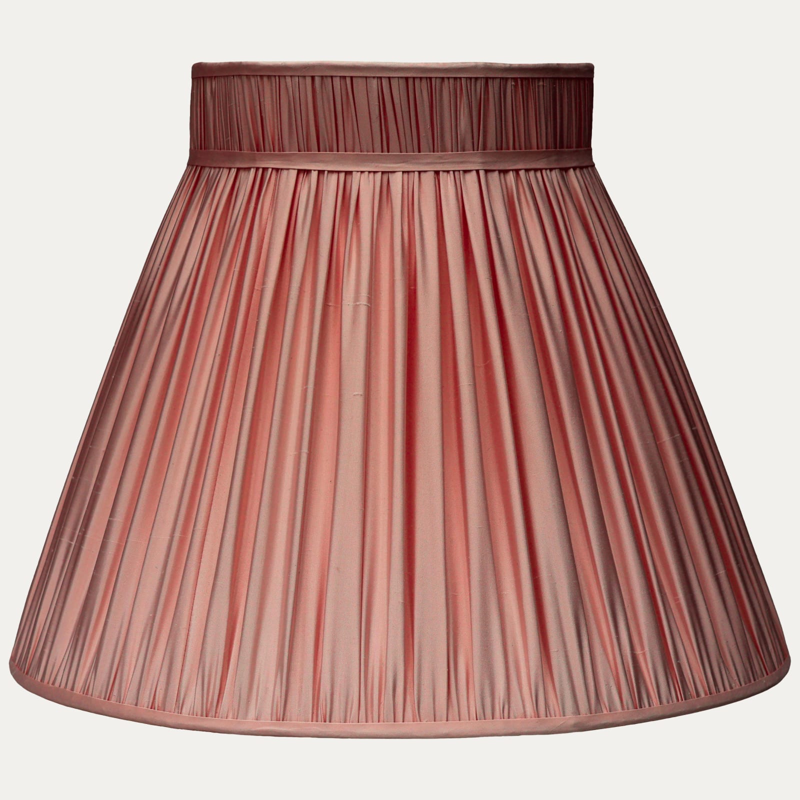 Douppion Sunset Silk Collar Top Lampshade