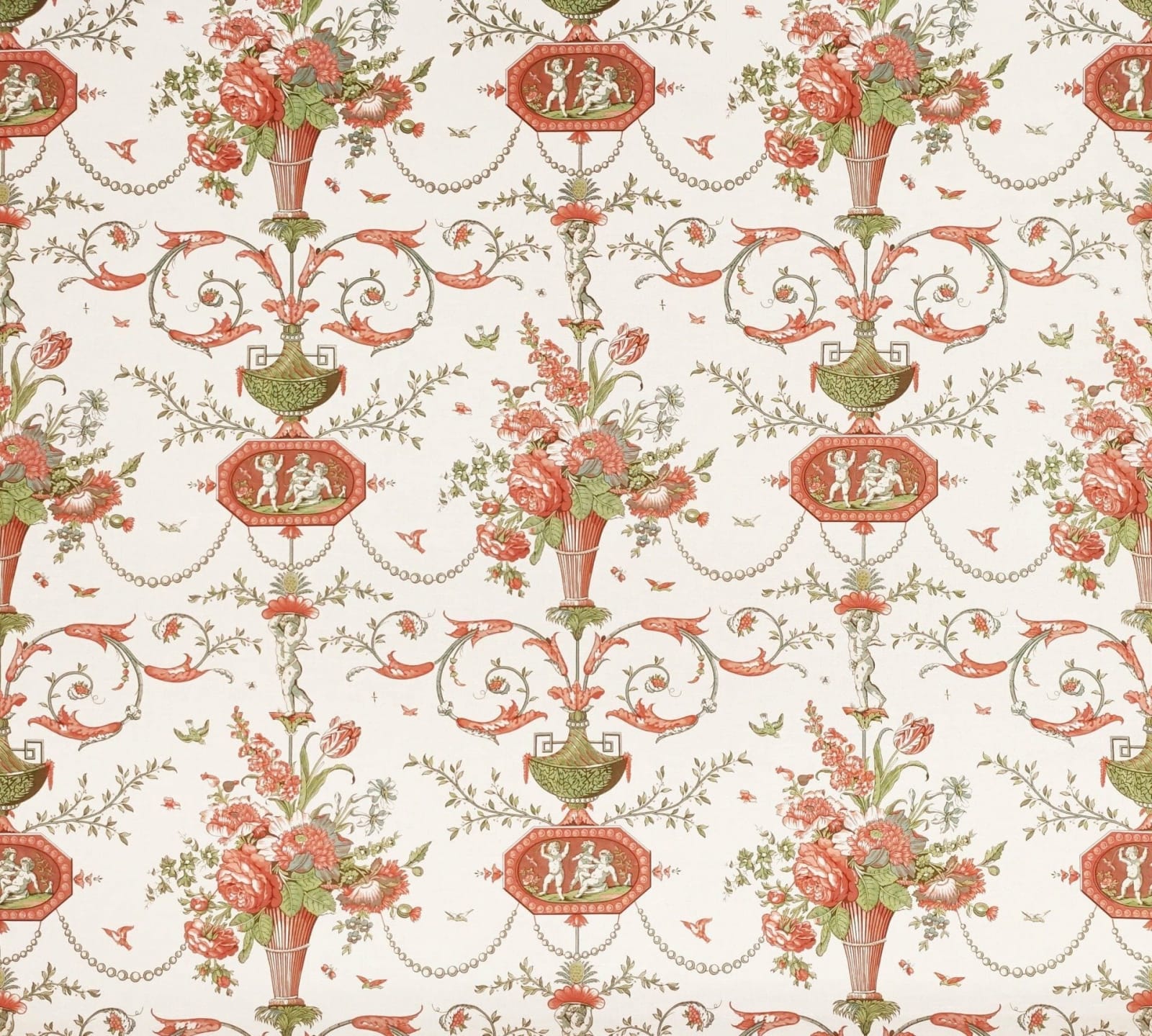 Toile Camèe Clair Cuivre Vert