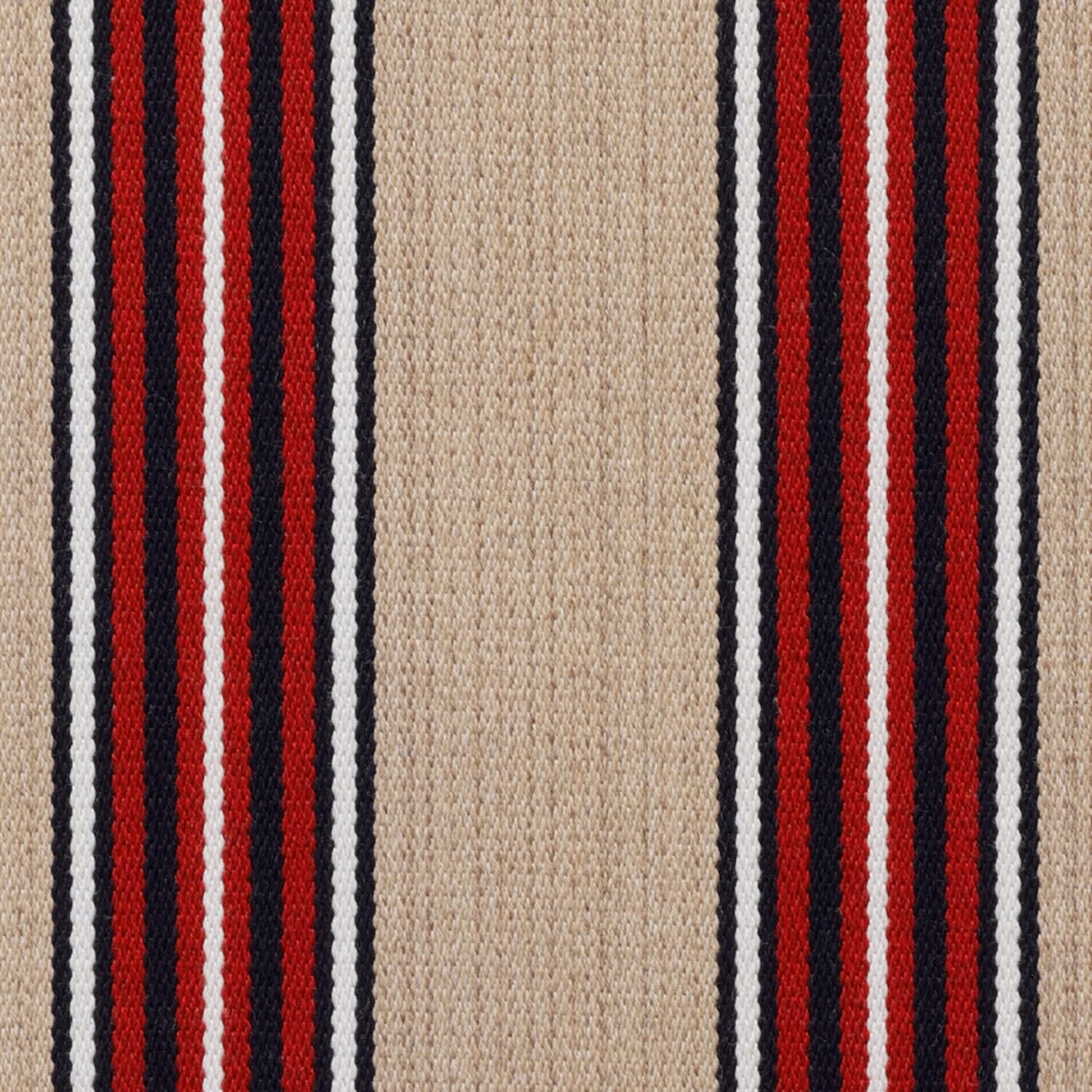Frude Oatmeal Navy Red