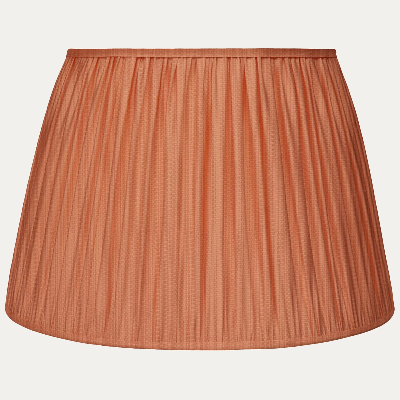 Persimmon Taffeta Silk Pembroke Lampshade