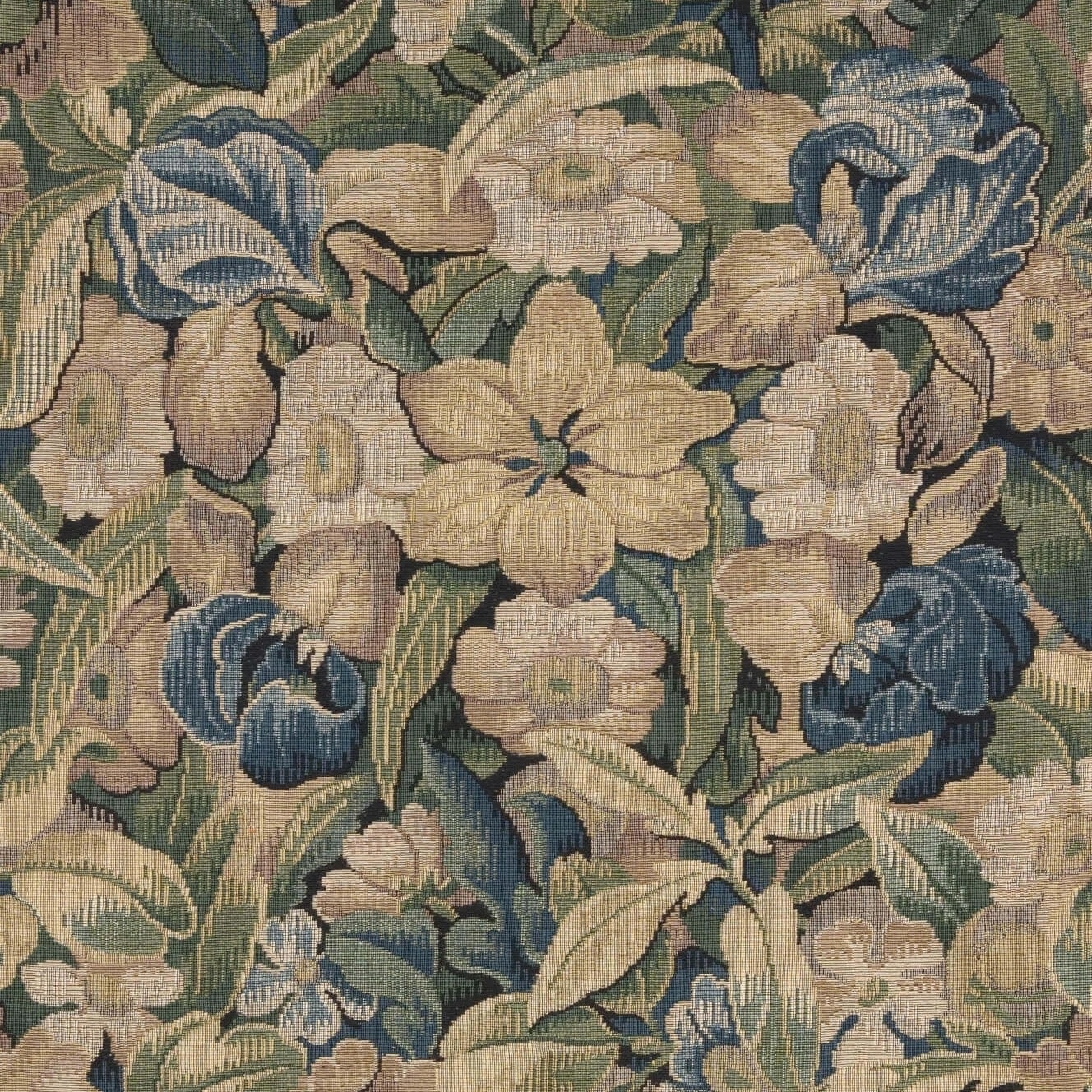 Pierre Frey Braquenié, Verdure Flamande Bleu Vert