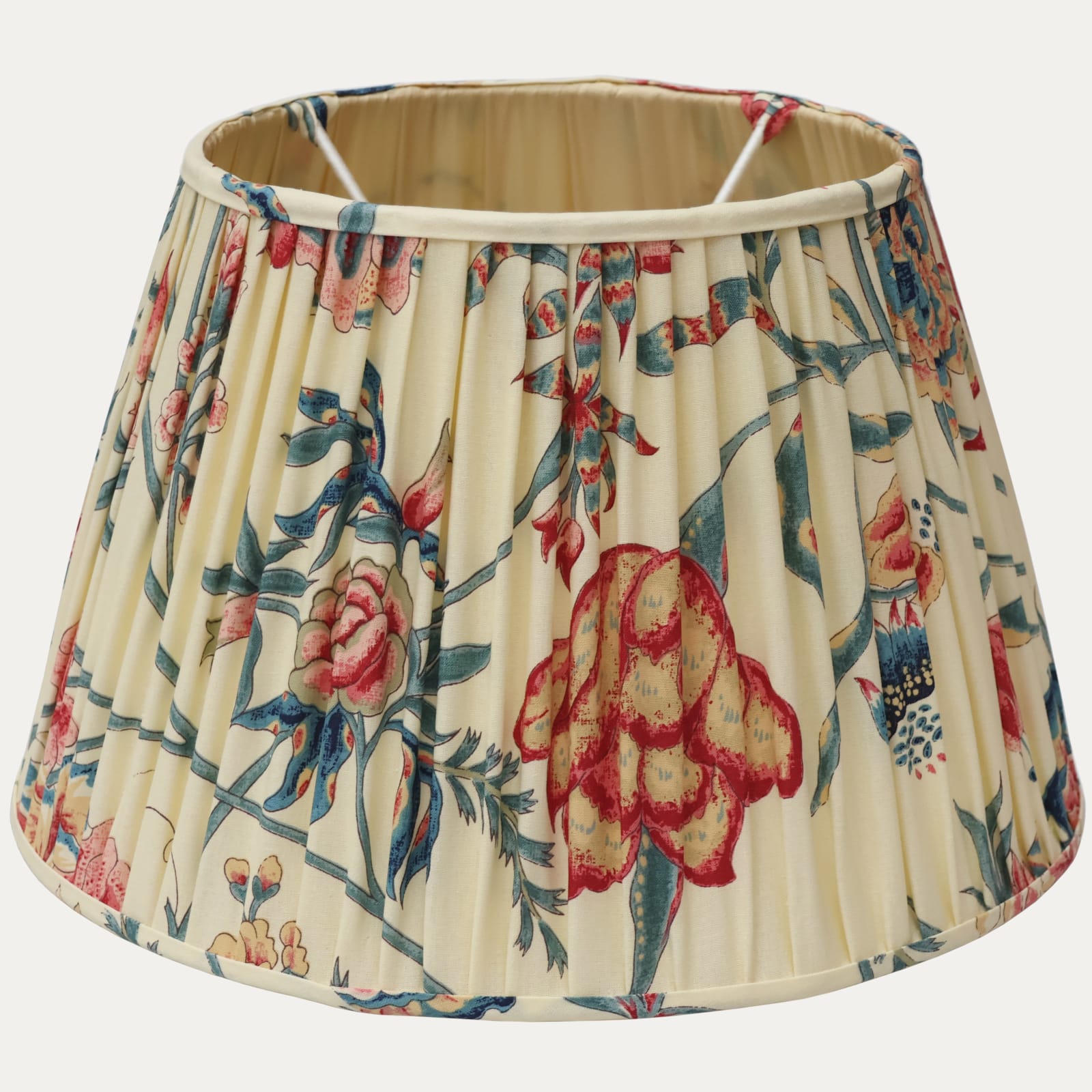 Pierre Frey Braquenie Saint Leger Bleu Rose Handsewn Lampshade