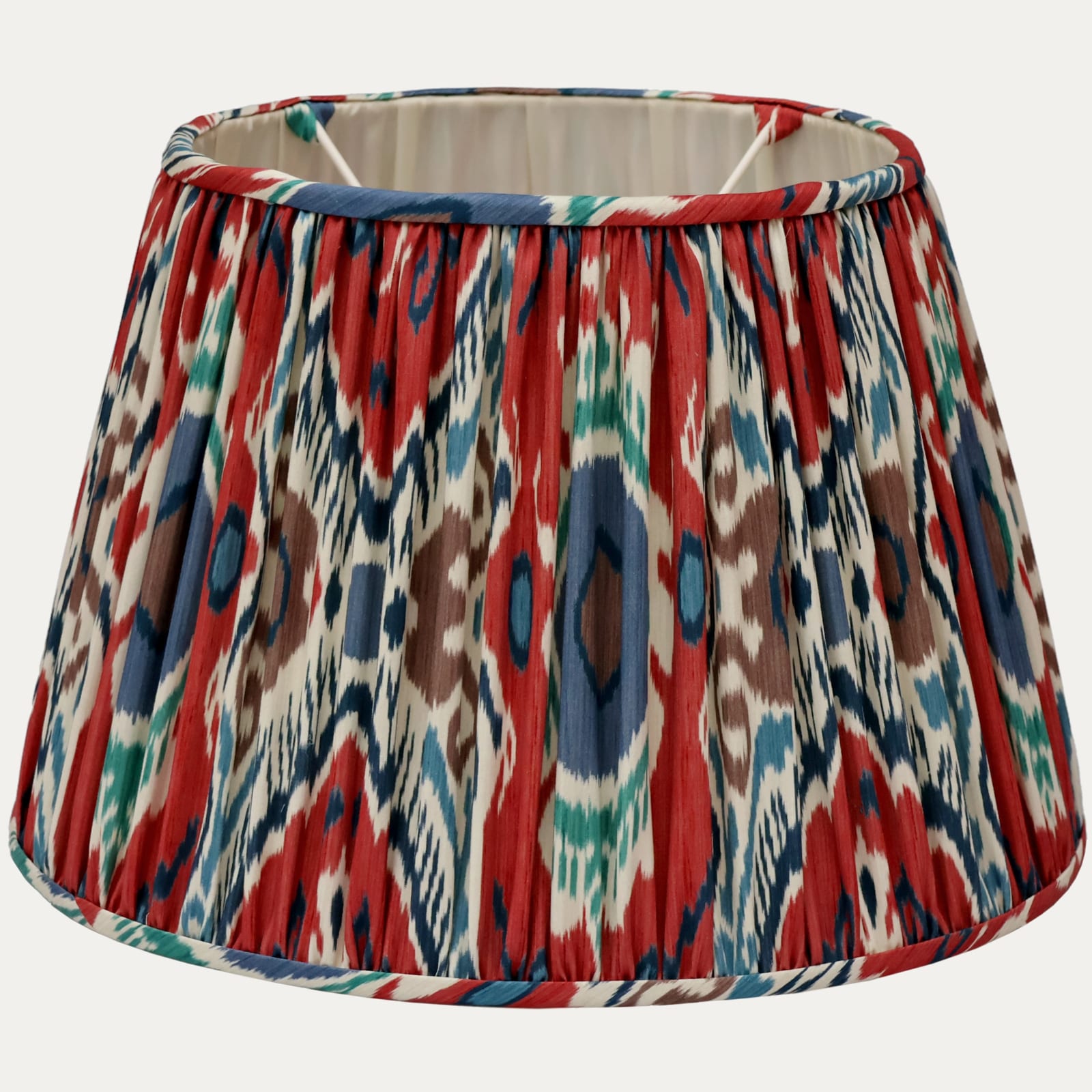 Sanderson Annato Midnight Ikat Lampshade with Silk Lining