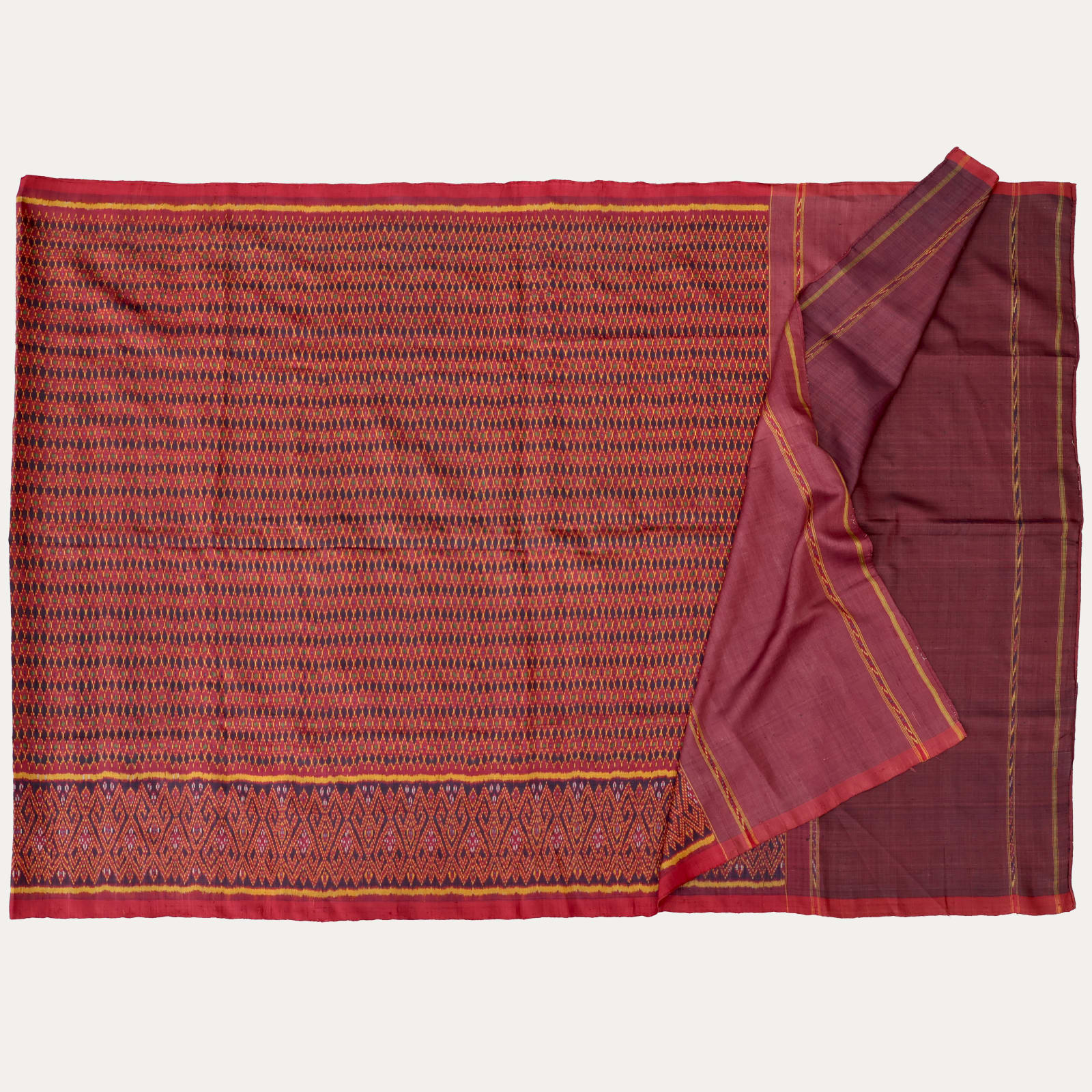 Cambodian Ikat Silk Textile