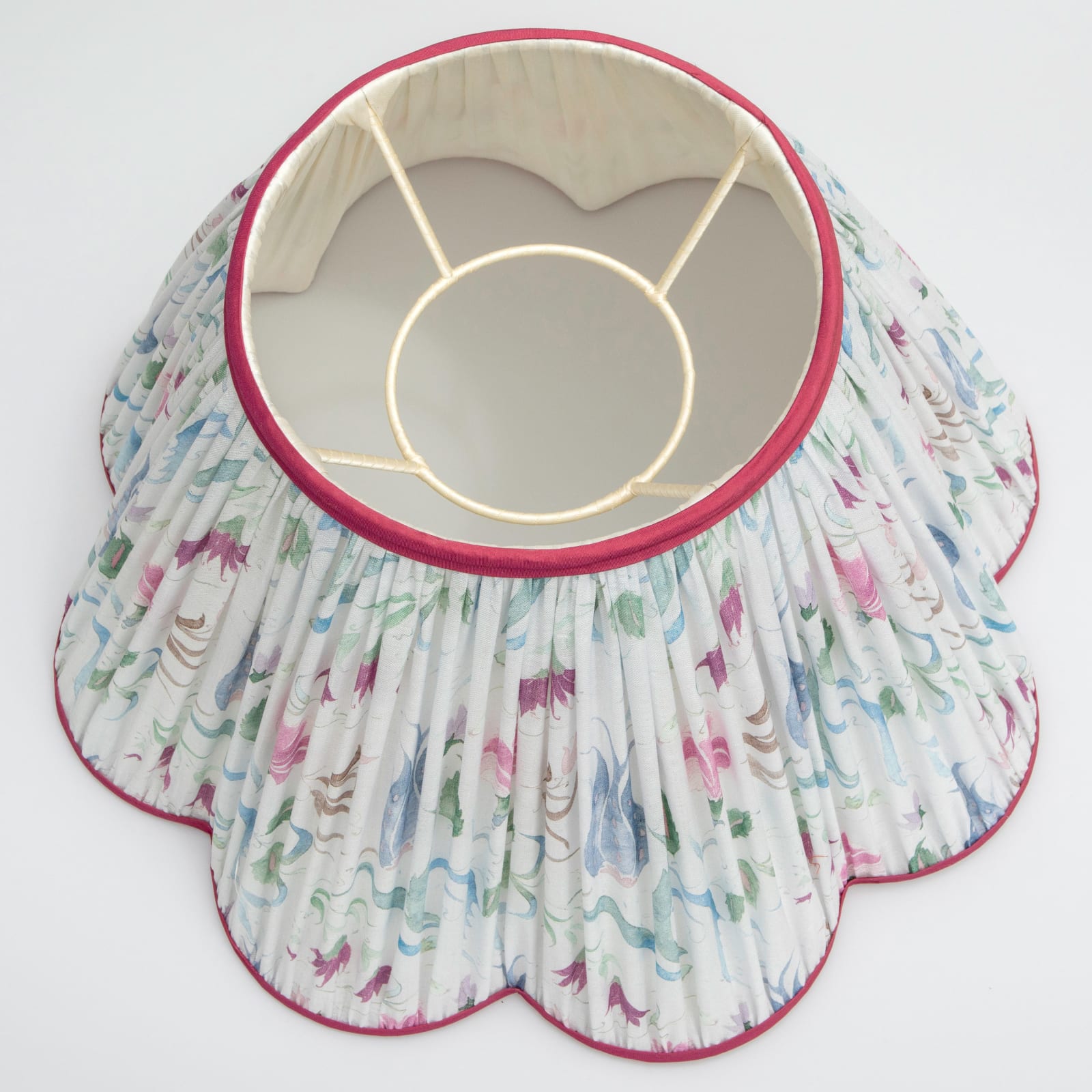 Pretty Robert Kime Bahar Scallop Lampshade