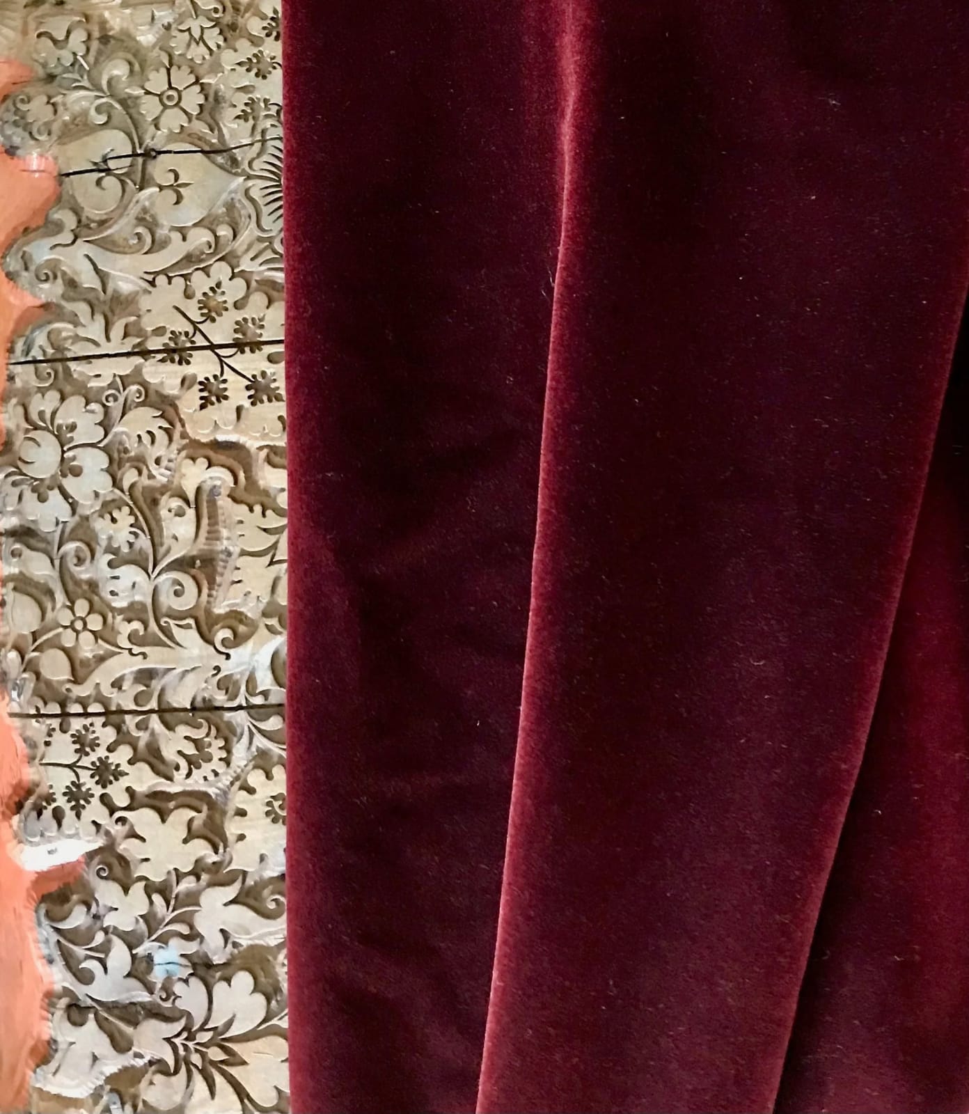 Tufton Mohair Velvet Dragons Blood