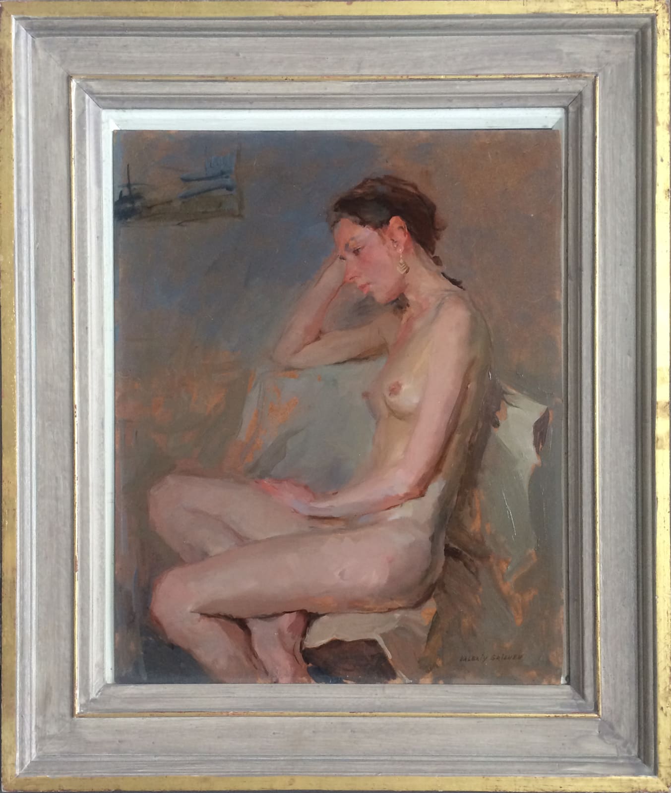 Nude by Valeriy Gridnev Framed