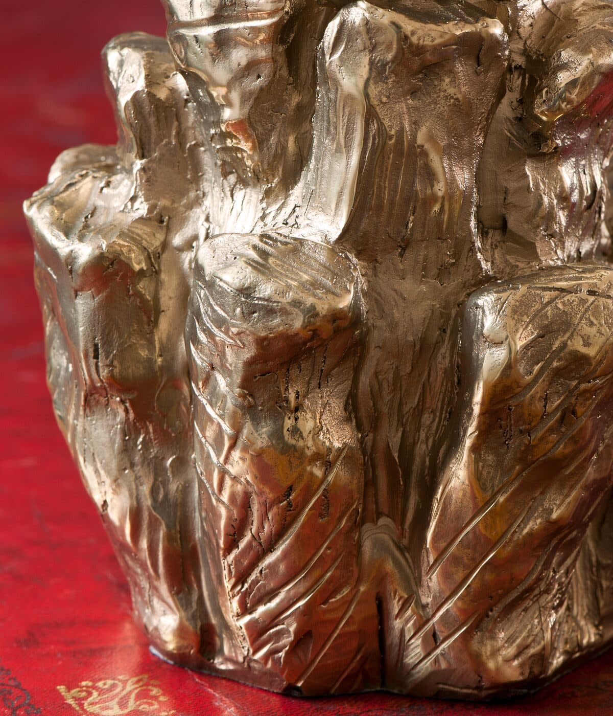 Rock Table Lamp Brass