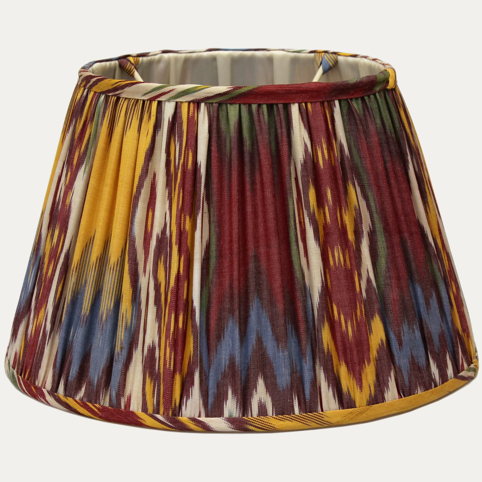 Stunning Multicoloured Adras Ikat Lampshade