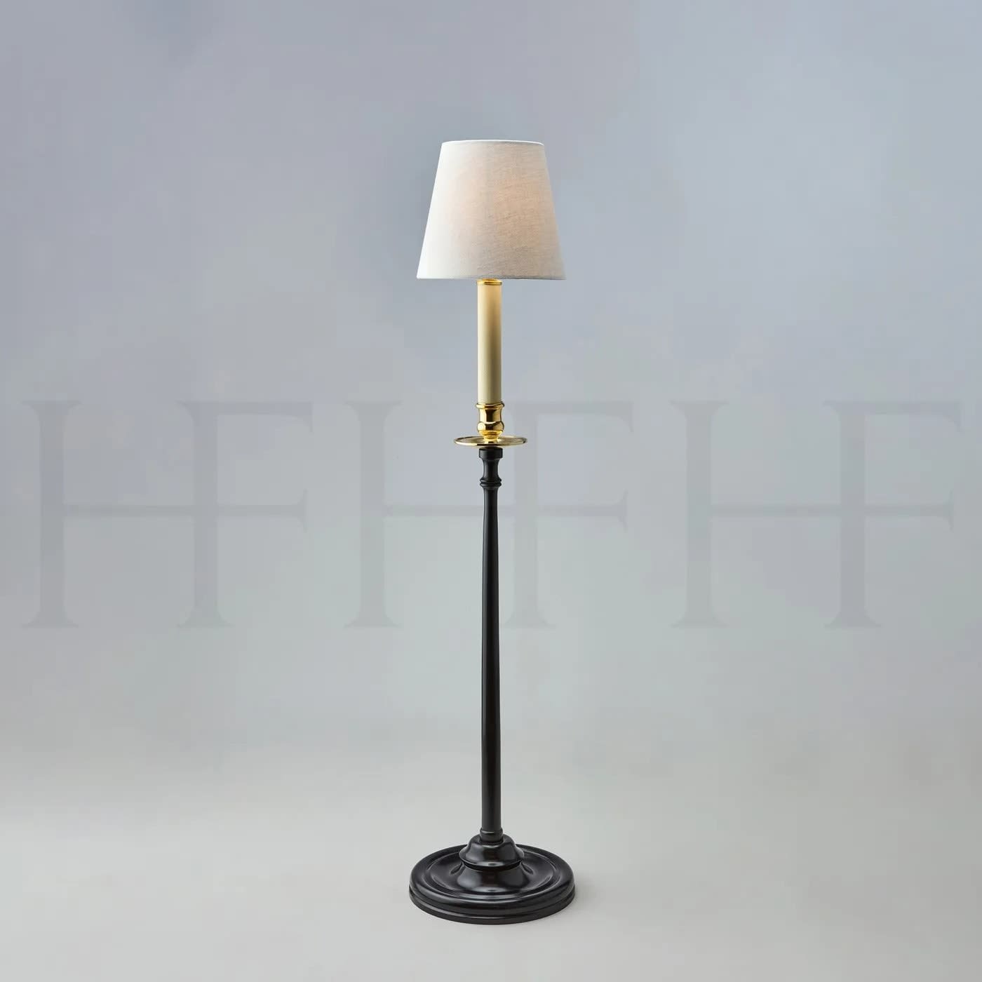 Benjamin Candlestick Table Lamp Ebonised