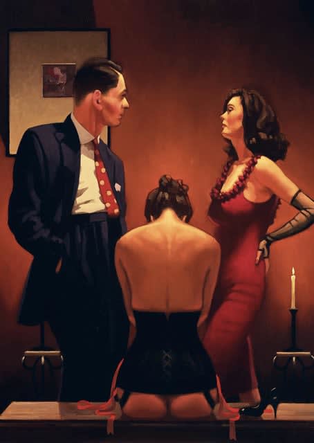Jack Vettriano Scarlet Ribbons