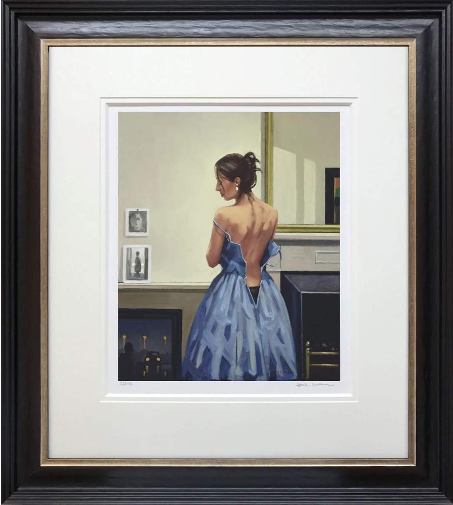 Jack Vettriano The Blue Gown Framed