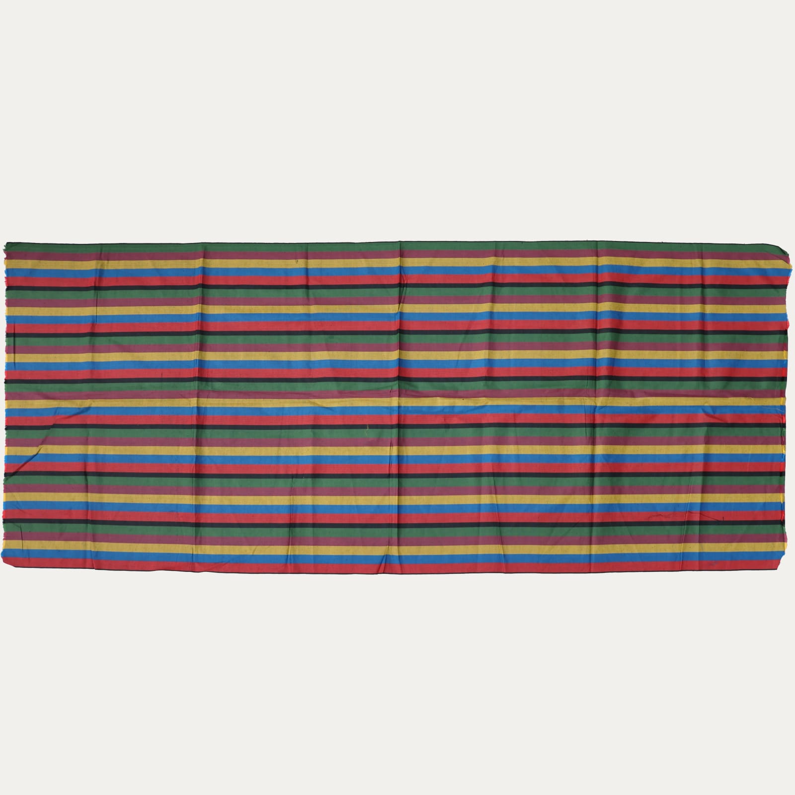 Uzbek Striped Floss Silk