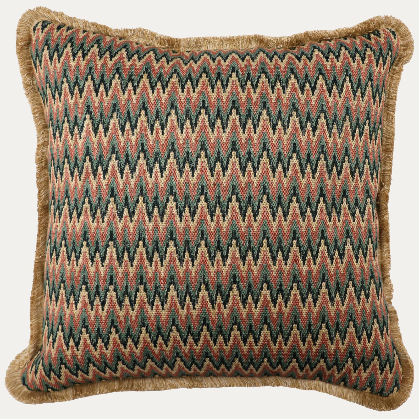 Patrick Gallagher Tessuti Vetta Firenze Decorative Cushion with Ruche Trim