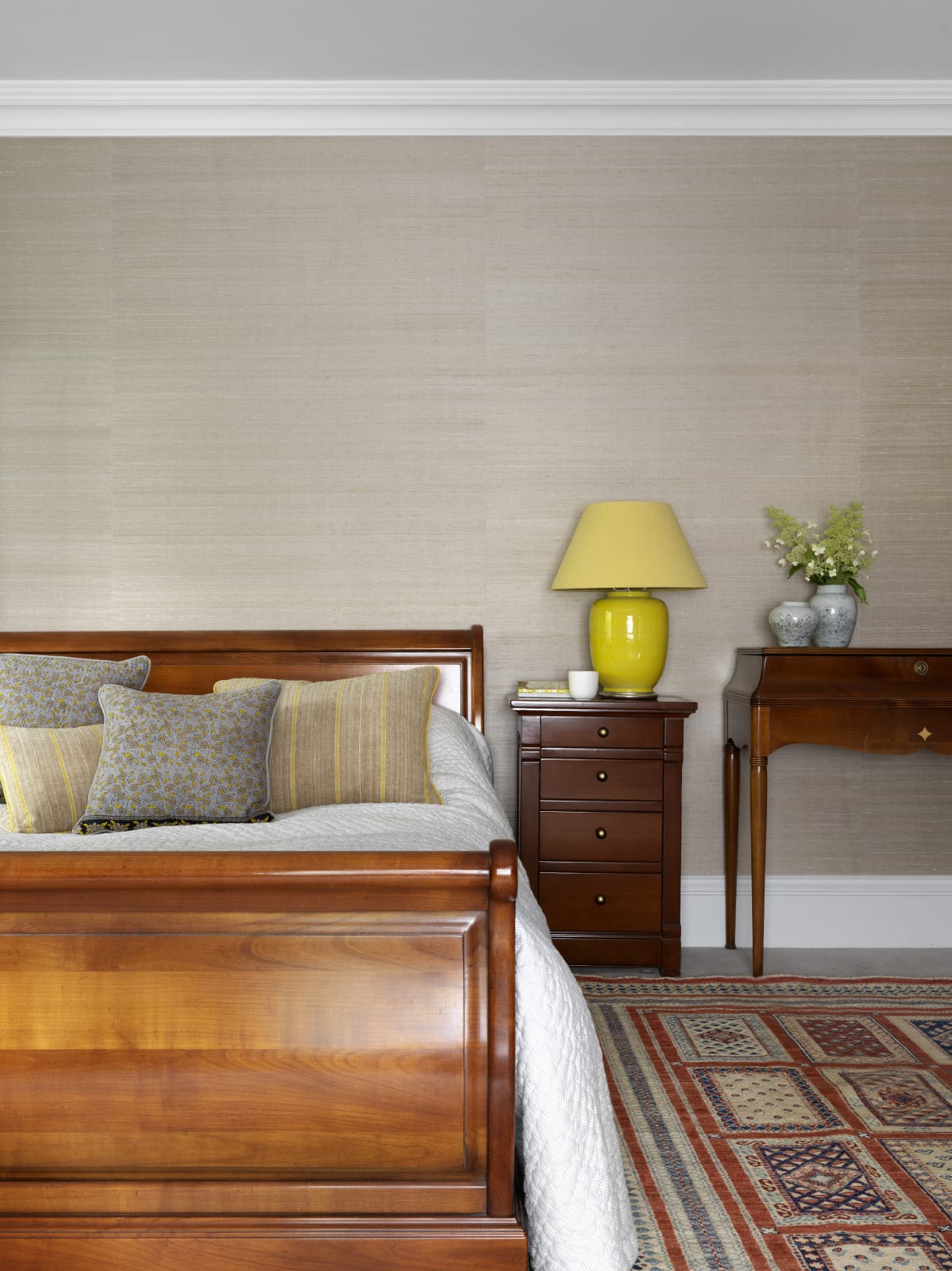 A Pair of Chinese Yellow Glazed Jars Now Mounted as Lamps