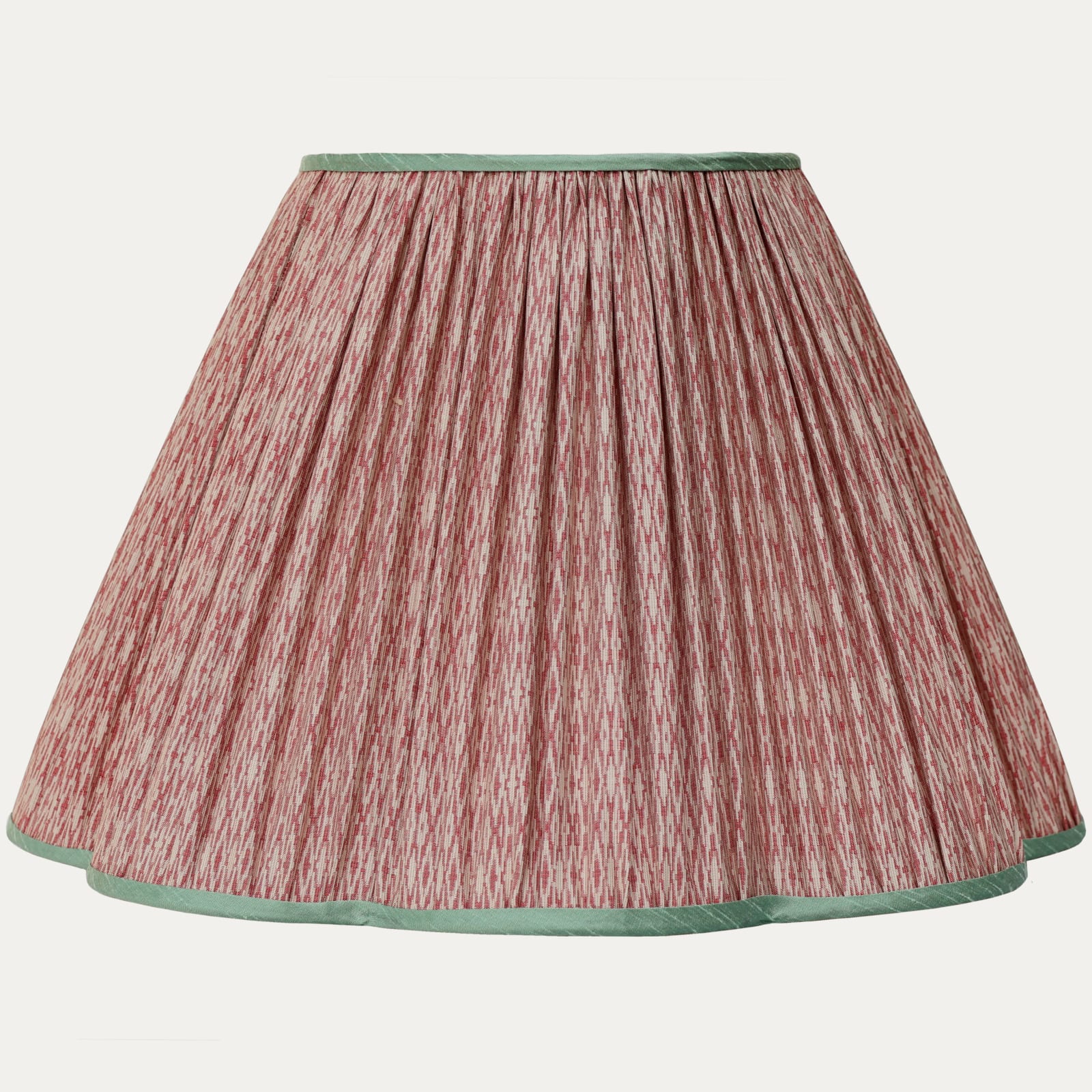 Guy Goodfellow Langton Silk Campari Pink Handsewn Scallop Lampshade