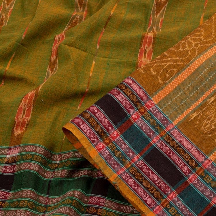 Handloomed Odisha Ikat Cotton Saree