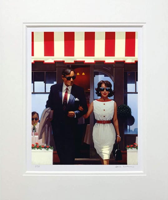Jack Vettriano Lunchtime Lovers Mounted