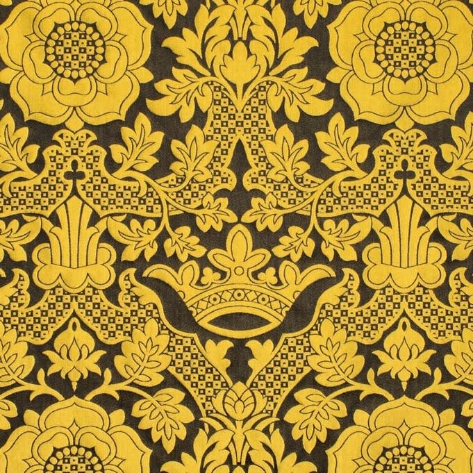 St Margaret Brocade Black Gold