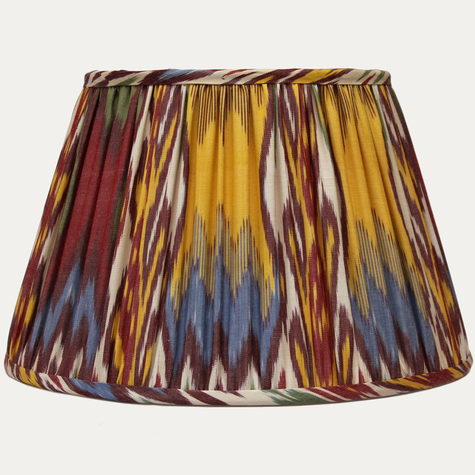 Stunning Multicoloured Adras Ikat Lampshade