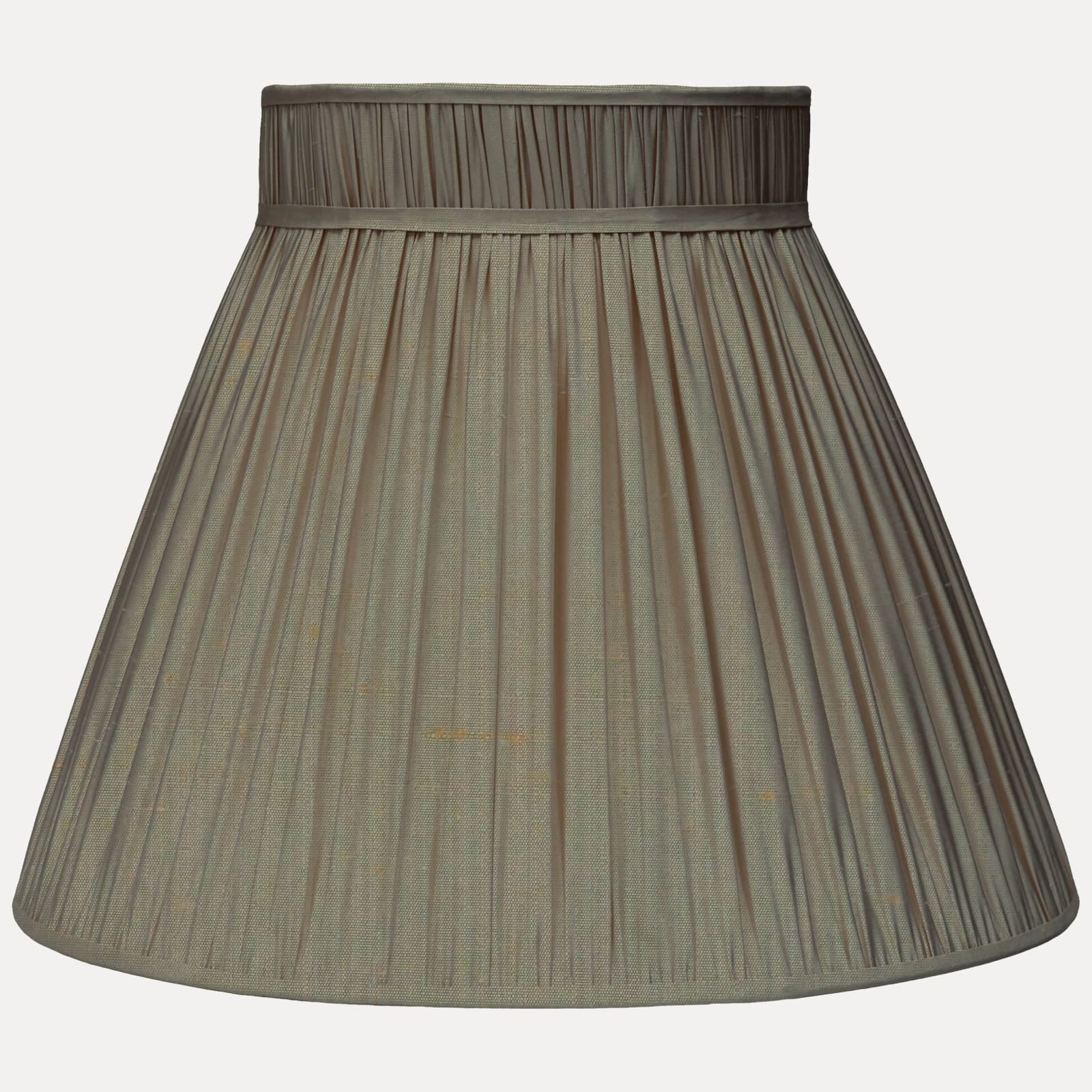 Bleu Orr Changeant SFJ Silk Collar Top Lampshade