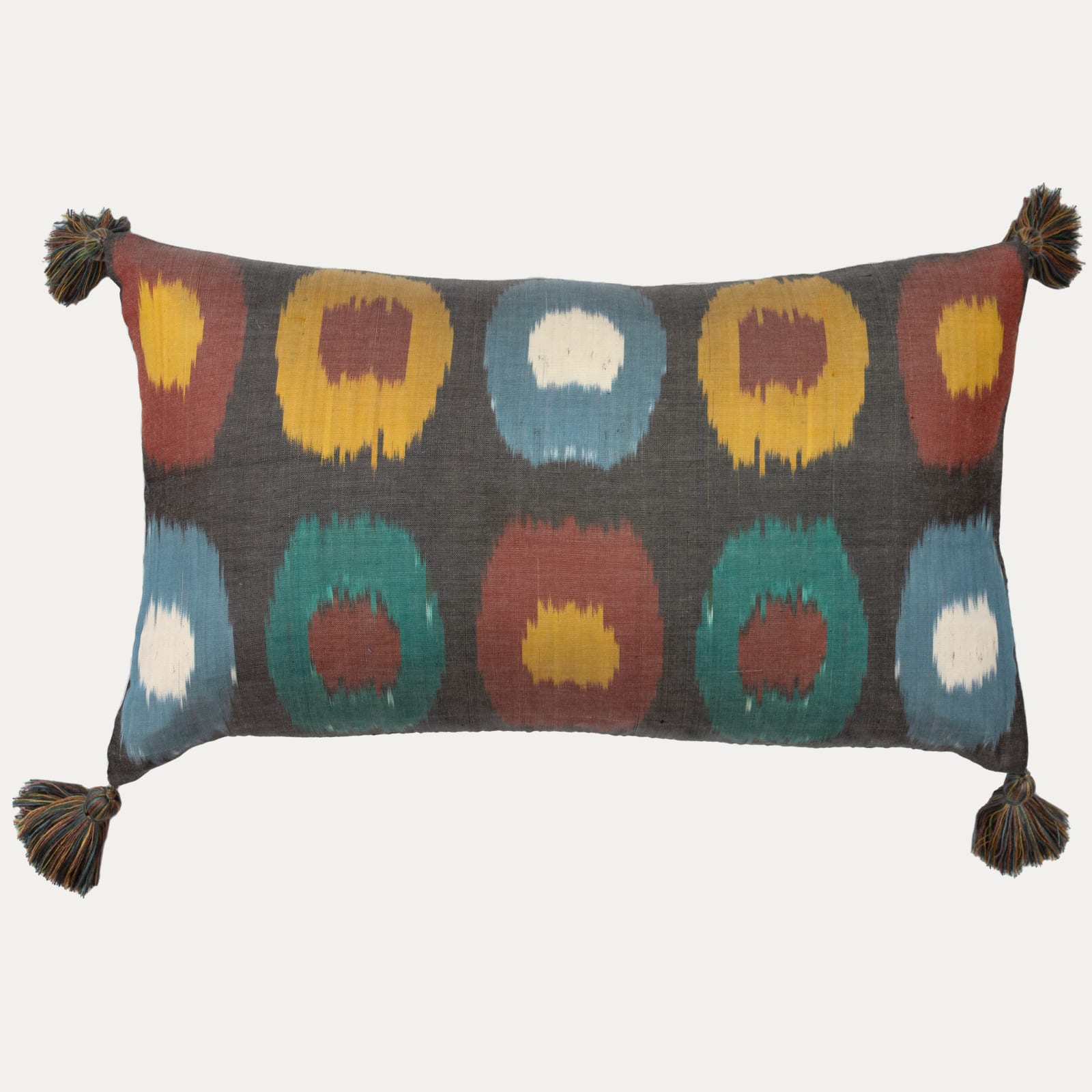 Bermingham and Co Silk and Cotton Ikat Cushion