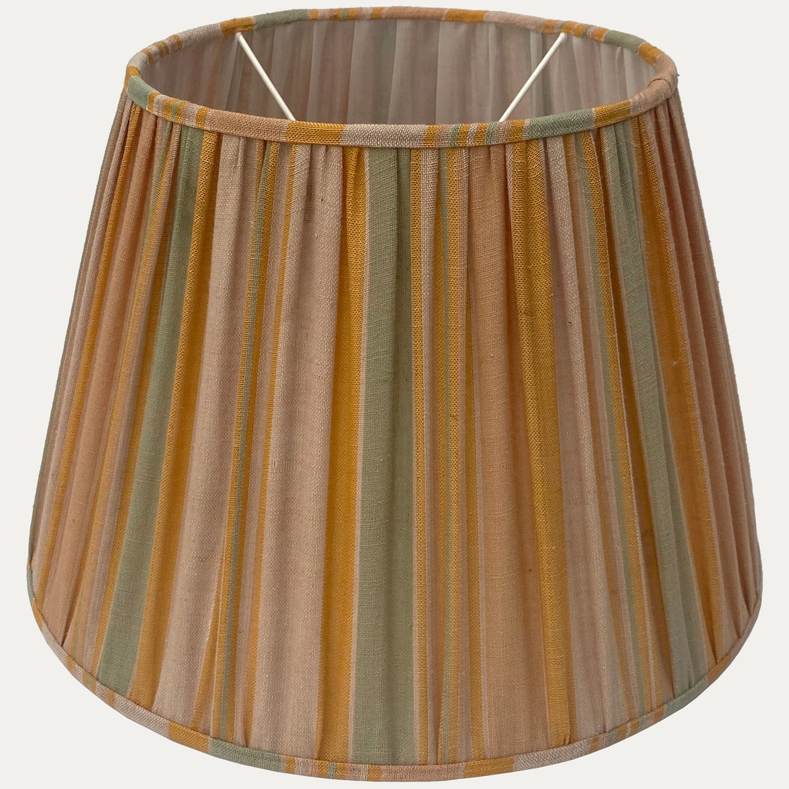 Robert Kime Striped Antique Fabric Lampshade