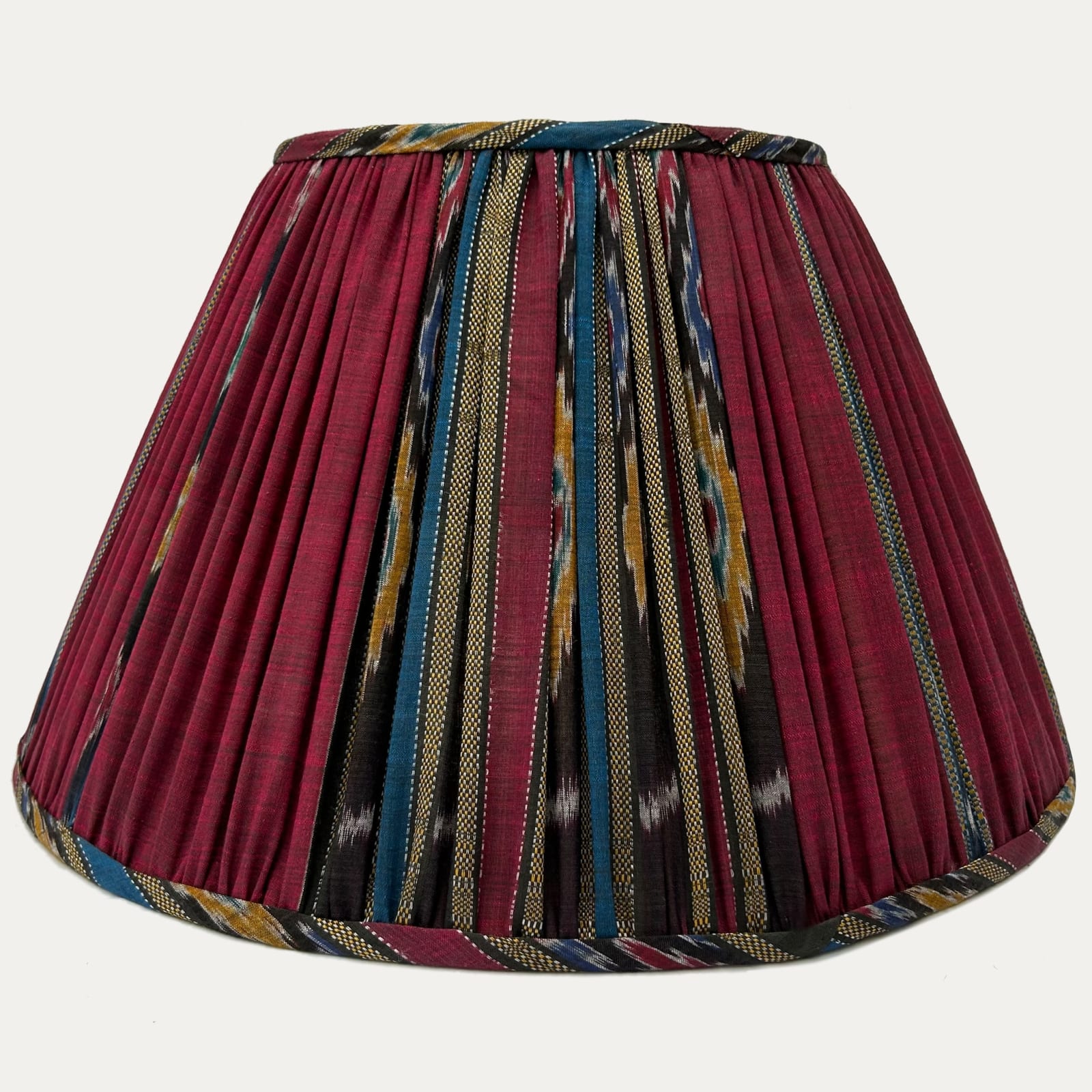 Vintage Patola Ikat Sari Empire Lampshade
