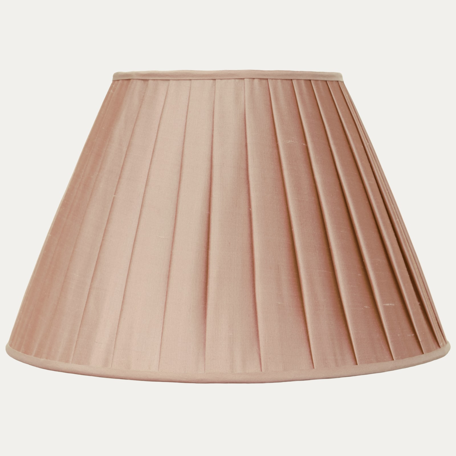Douppion Orchid Silk Box Pleated Lampshade