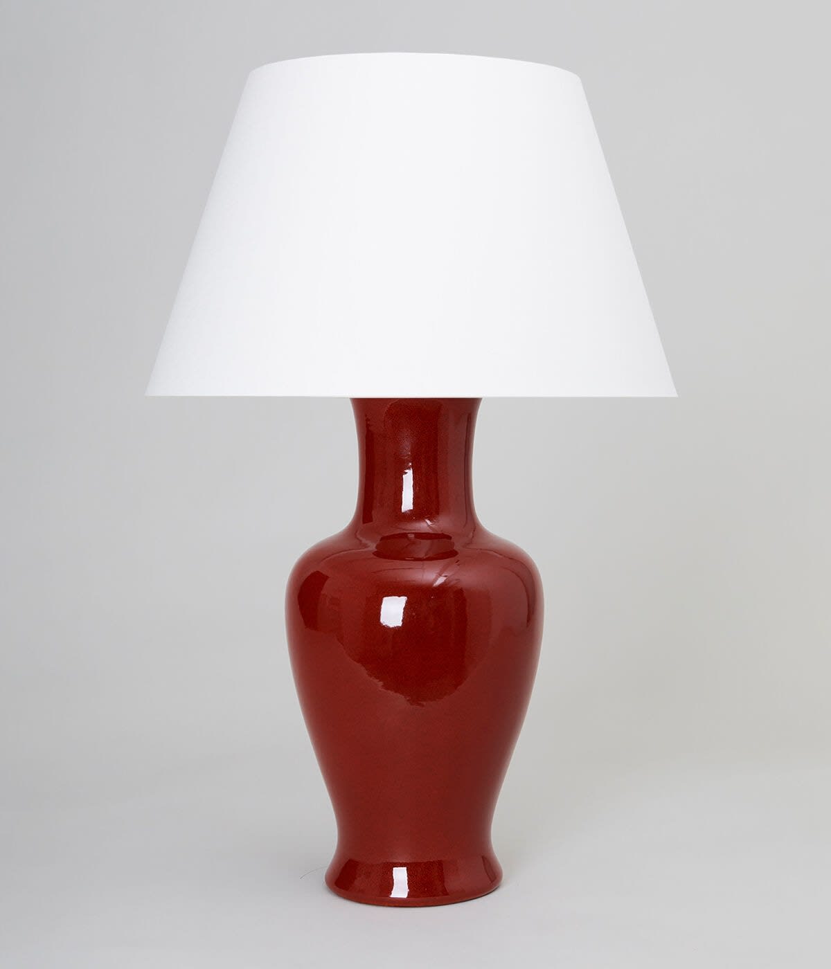 Fishtail Vase Sang de Boeuf
