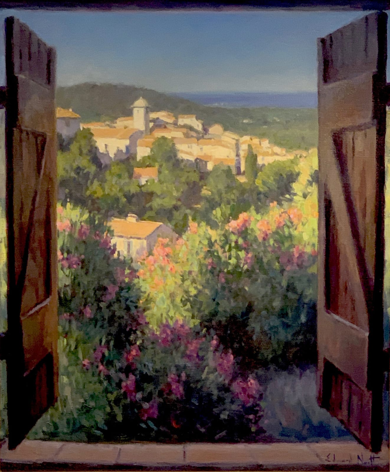 Edward Noott View to Ramatuelle