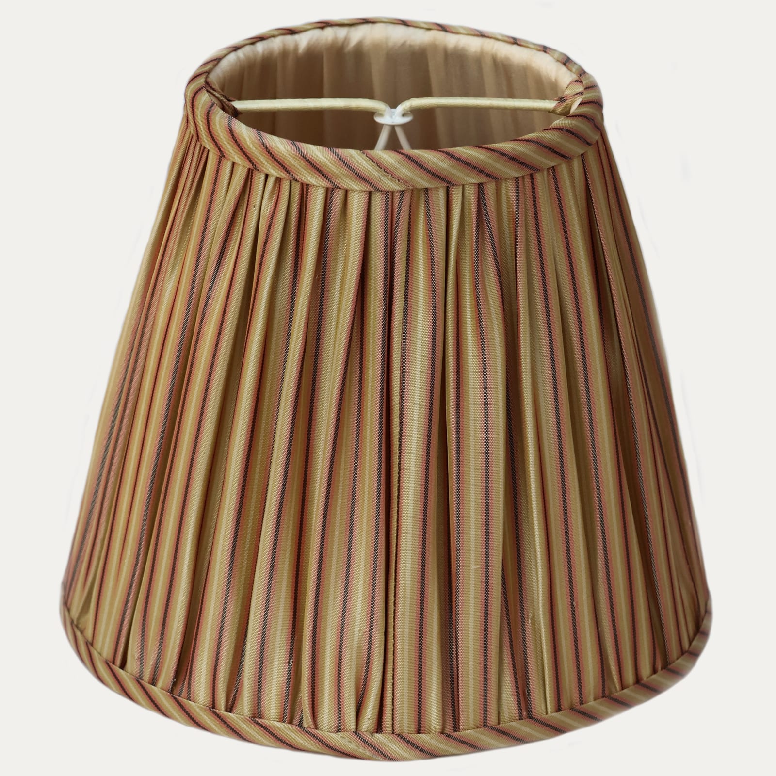 Claremont Autrichienne Striped Silk Candle Clip Lampshade