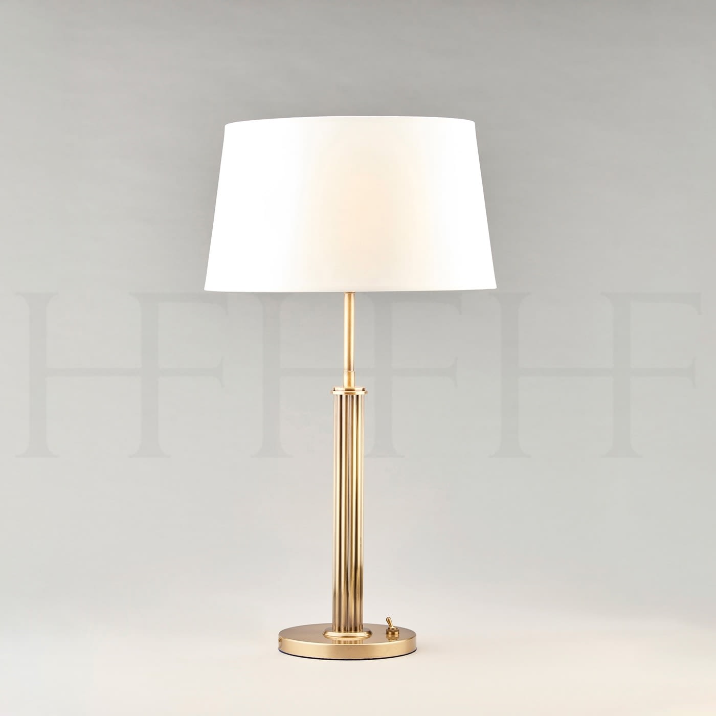 German Table Lamp Antique Brass