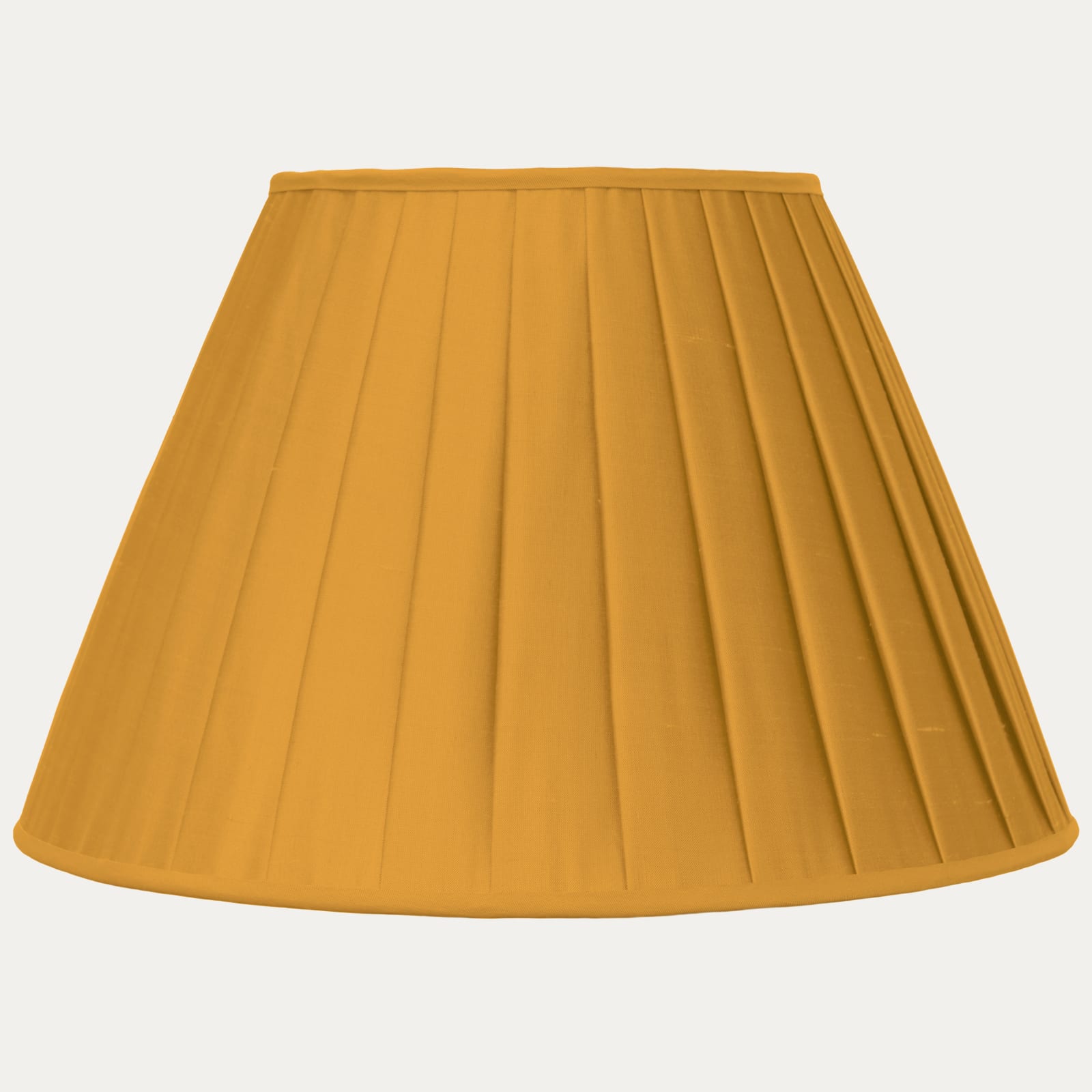 Gold SFJ Silk Box Pleated Lampshade