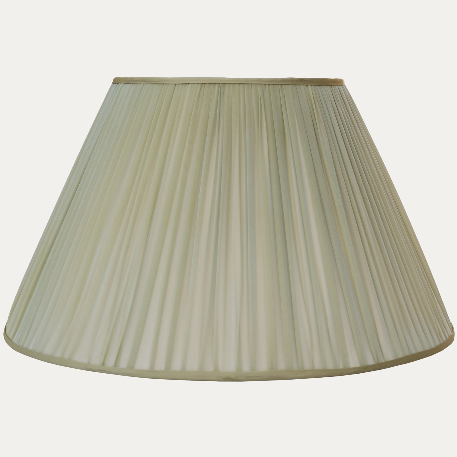 French Chiffon Changea Pear Lampshade with Silk Trim