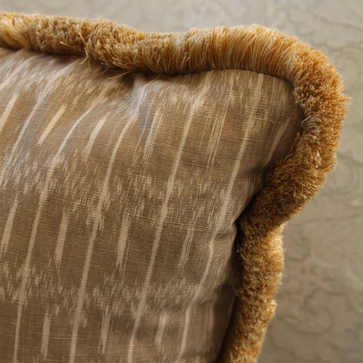 Cushions with a Brush Fringe Finish