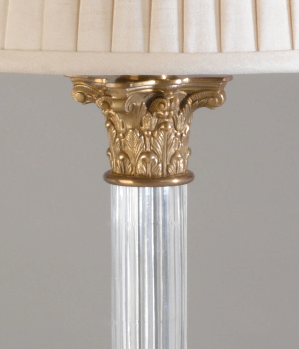 Reeded Column Table Lamp