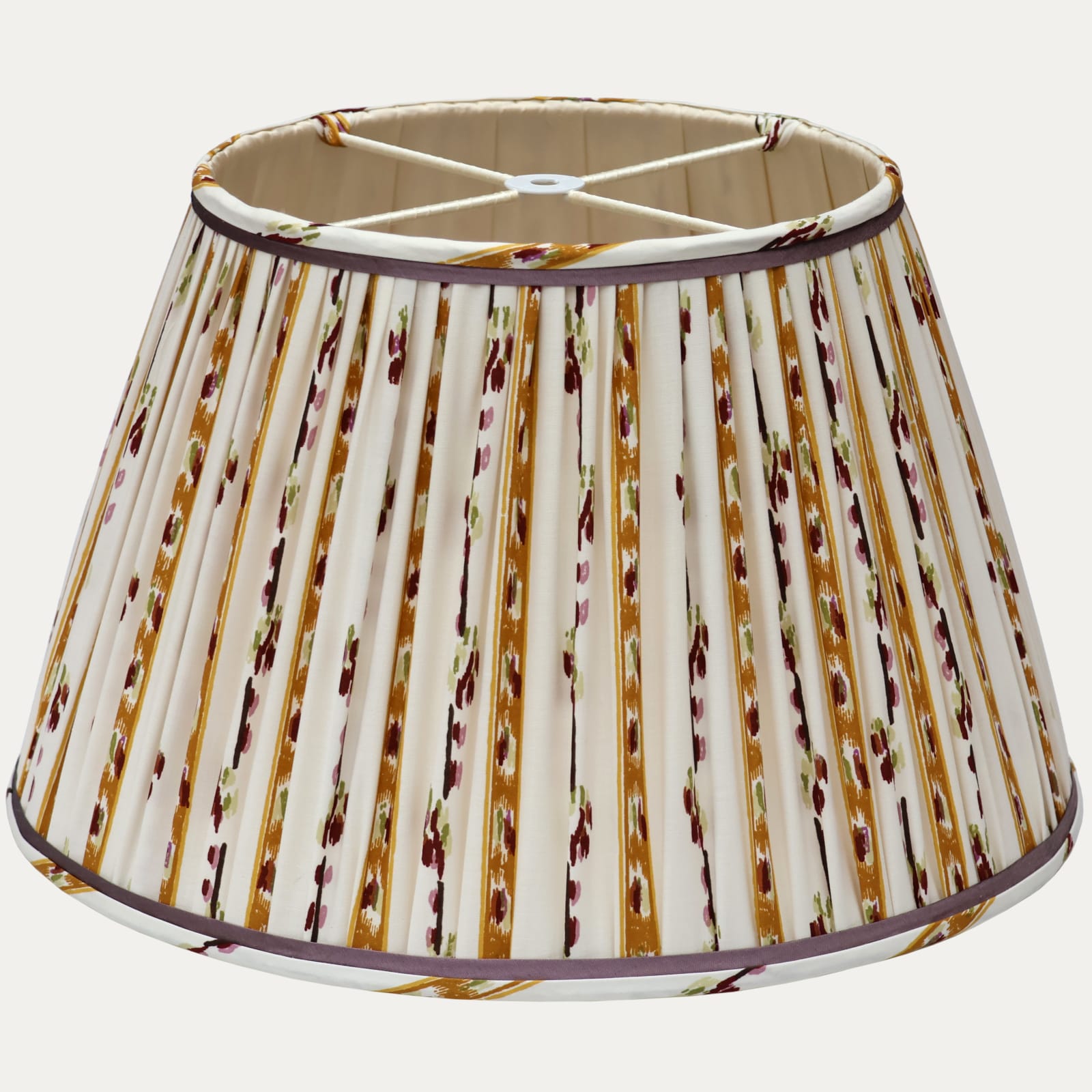Pierre Frey Le Manach Madame Elisabeth Tournesol Lampshade with Inset Trim