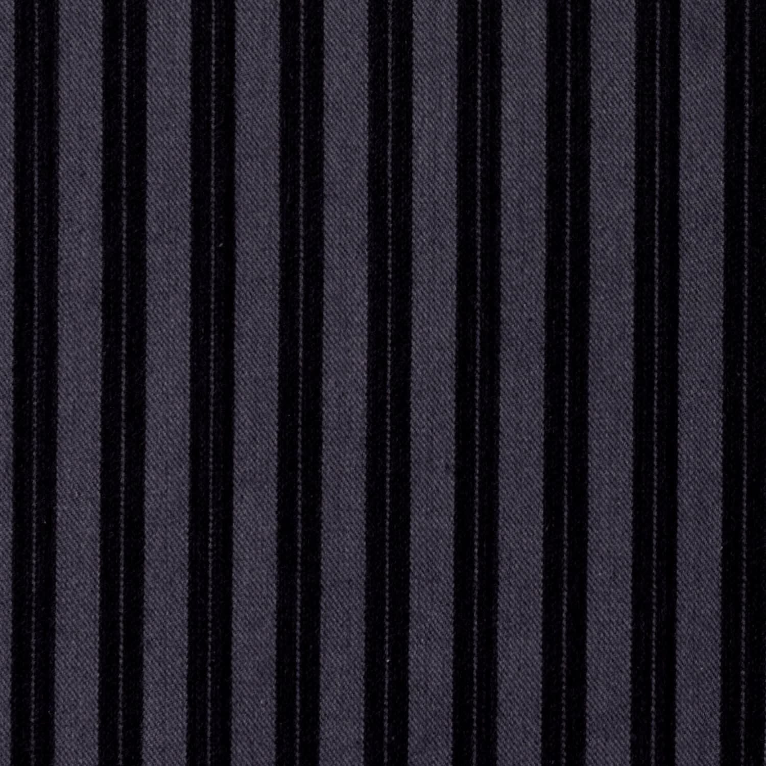 Burnley Overdye Ticking Damson Black