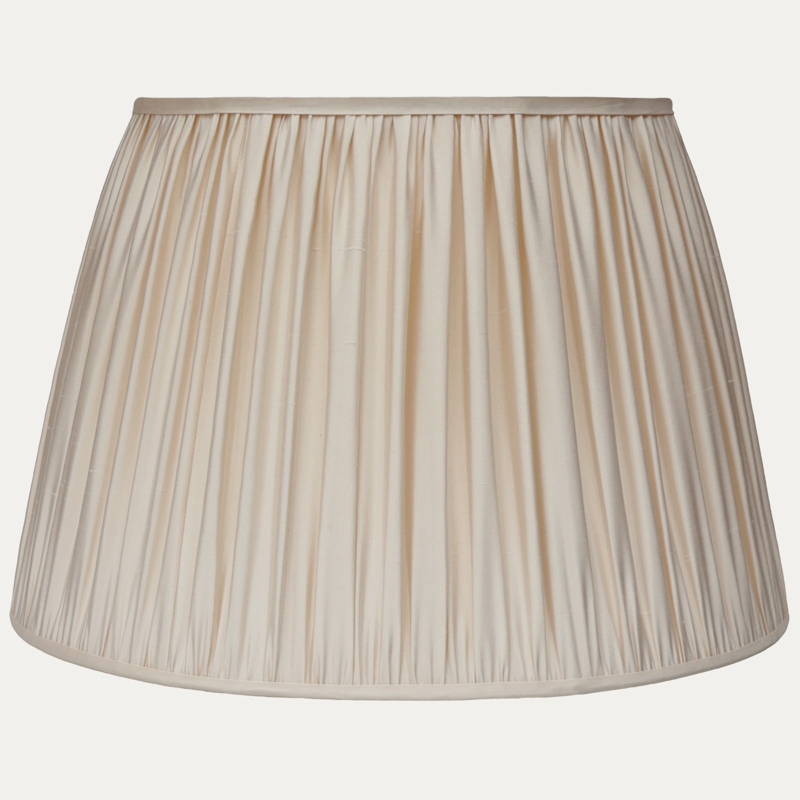 Creme Taffetas Silk Pembroke Lampshade