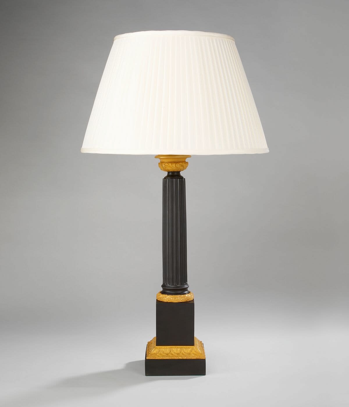 Matignon Column Table Lamp Gilt & Bronze