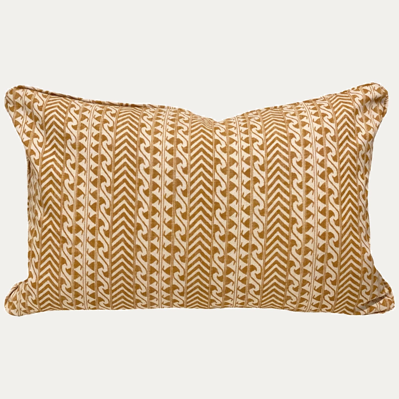 Floren, 38x58cm 15x23in Lisa Fine Luxor Curry Decorative Cushion