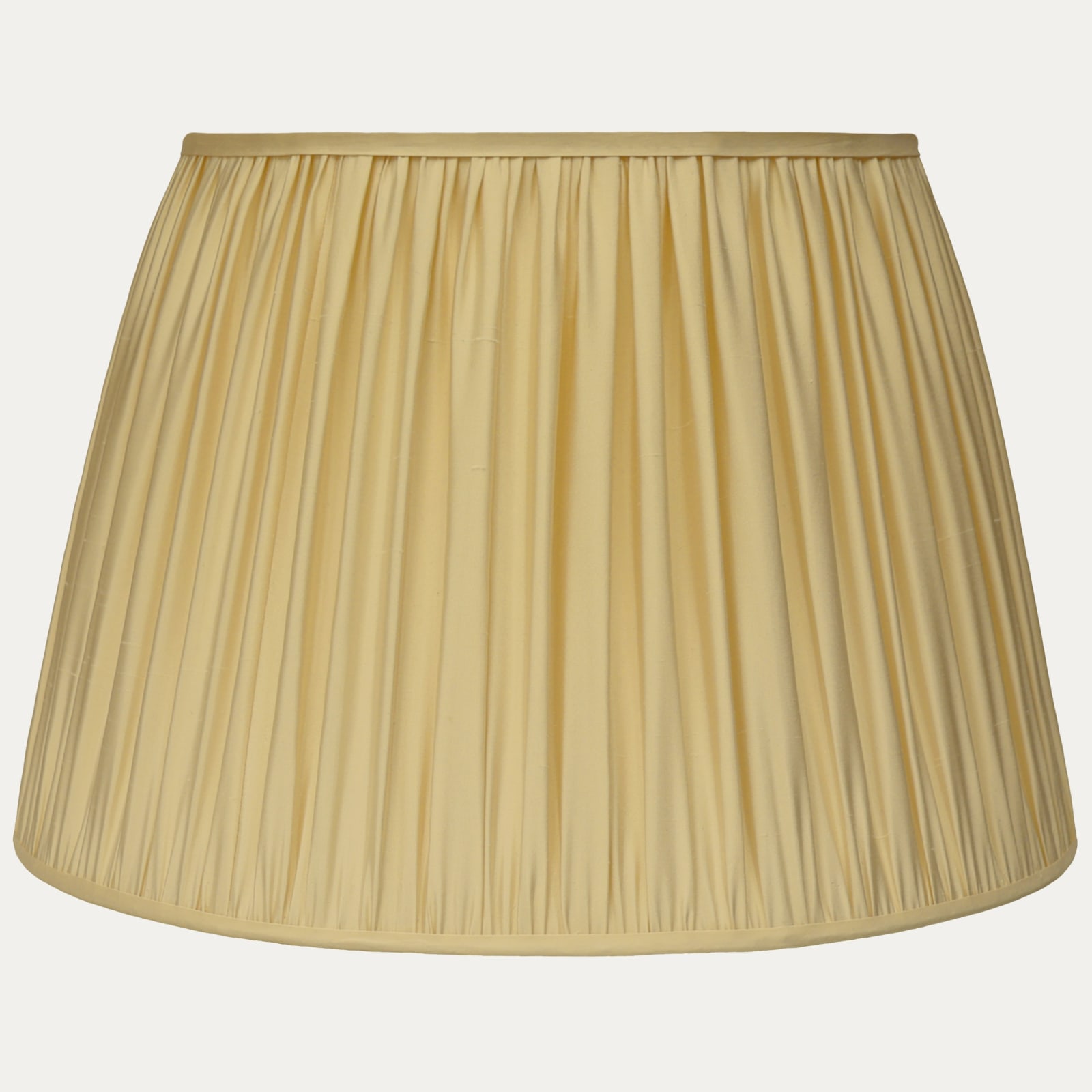 Pale Gold Taffetas Silk Pembroke Lampshade