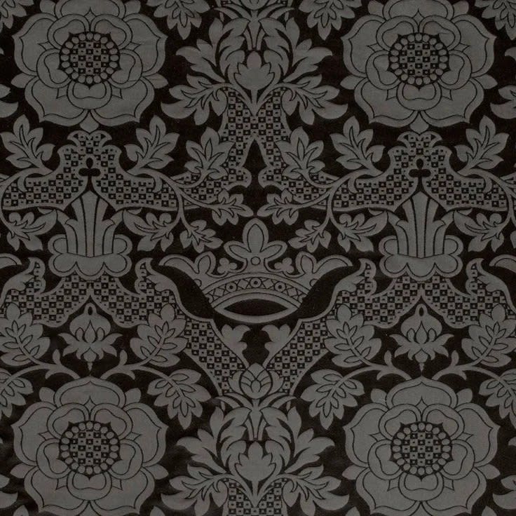 St Margaret Brocade Black