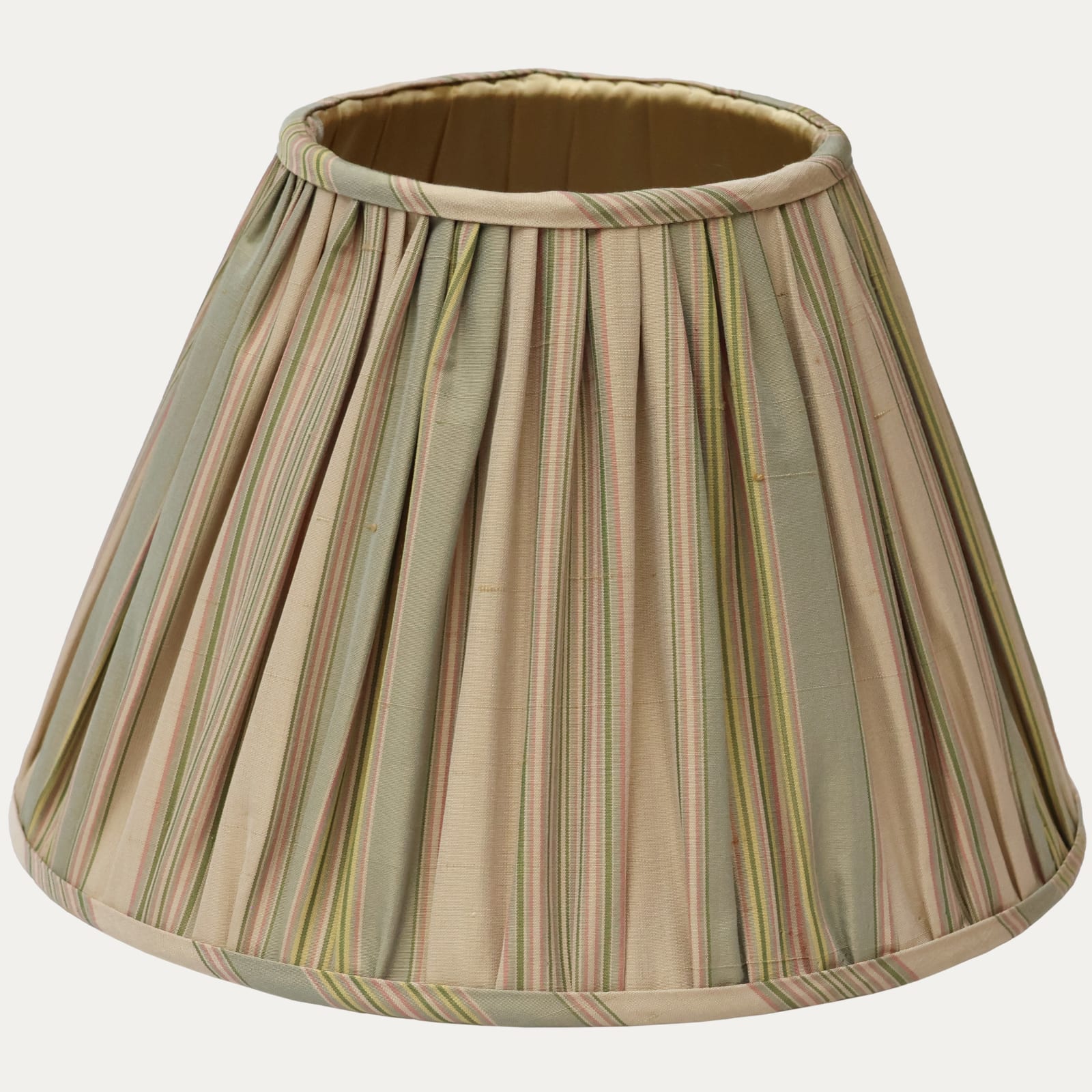 Claremont Faille Rayee Celadon Silk Handsewn Lampshade