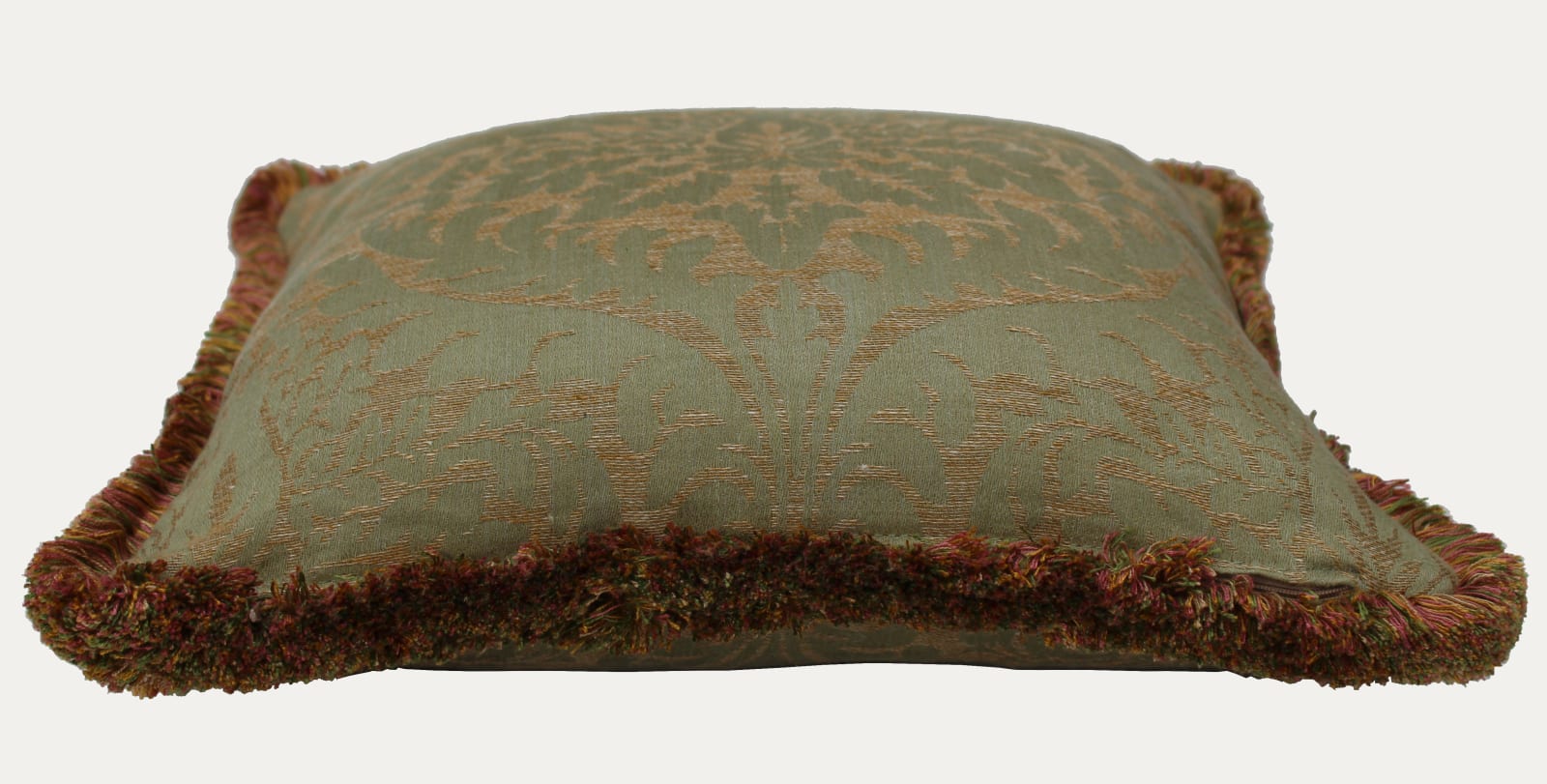 Patrick Gallagher Tessuti Olimpia Toscana Cushion with Brush Fringe